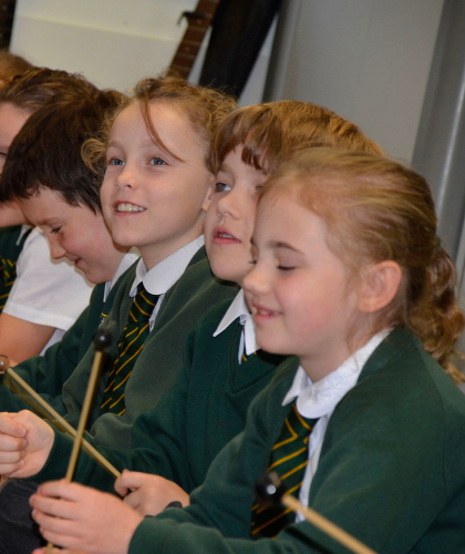 Children in classroom